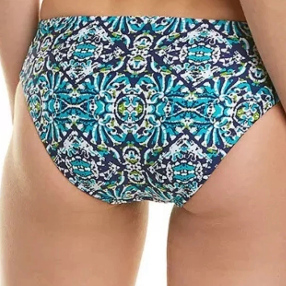 LA Blanca Tuvalu Shirred Hipster Bikini Bottom